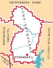 Карта: Коми-Пермяцкий АO